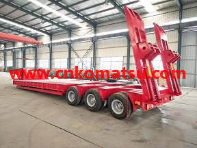truck lower bed trailer , High-sided semi trailer